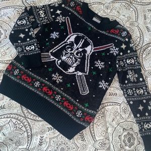 Darth Vader ugly Christmas sweater